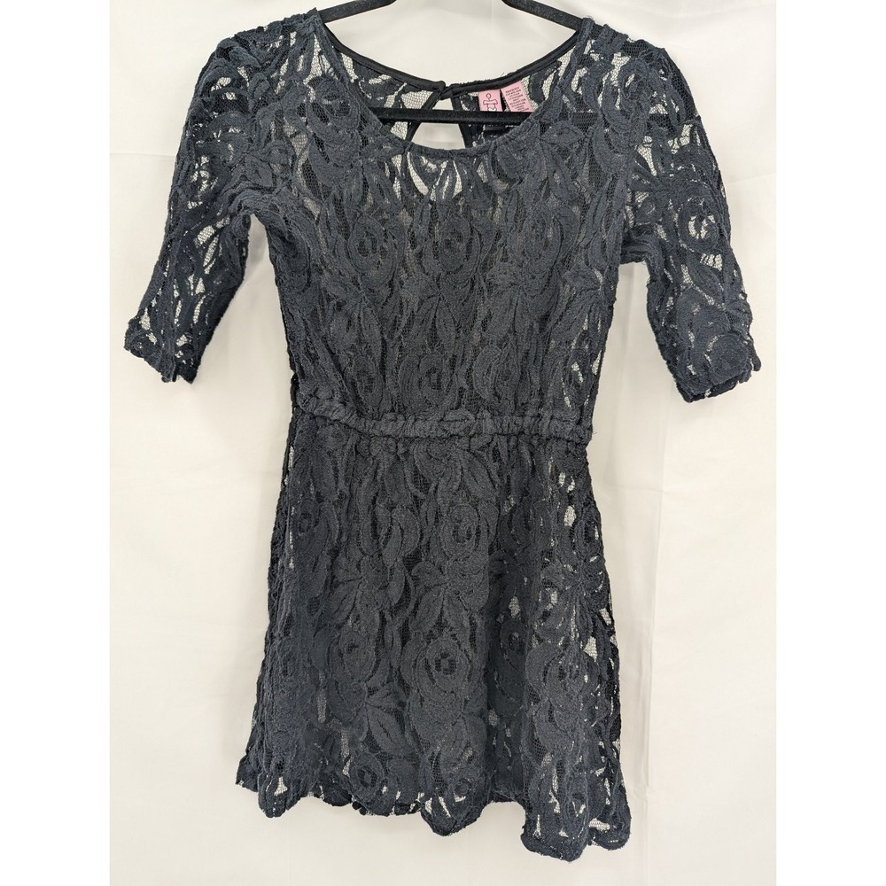 Love On A Hanger Women's Black Lace Topβ Medium WhimsiGoth Grunge Witchy
